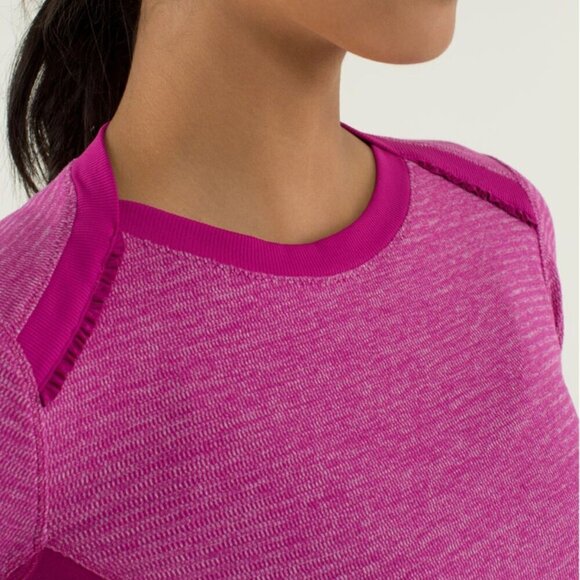 Lululemon Run Soft Long Sleeve Pink 4 NWOT - Picture 6 of 14